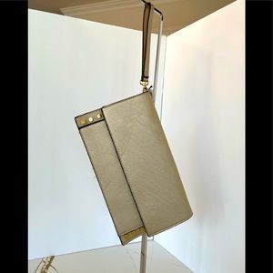 Chico Champaign Gold crossbody clutch NWT